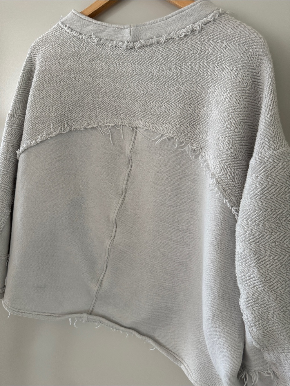 Free People Beach Dweller Pullover Womens Large Light Blue - Picture 5 of 6